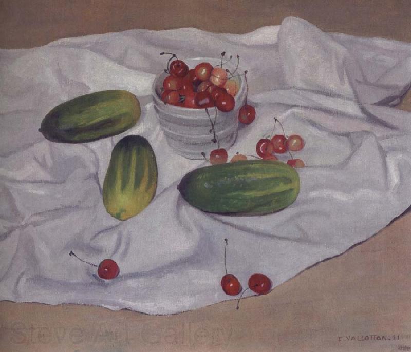 Felix Vallotton Still life with Cucumbers Spain oil painting art
